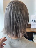 グレーシルバー ブリーチオンカラー