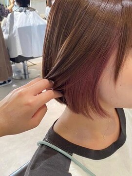 アビント バイ レシッド 武蔵小杉(abinto by rcid) ナチュラルブラウン×ピンク