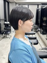 20代30代40代ショートカット前髪ありまるみショート