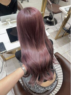 ロンド レア 天神大名店(Lond Le’a) 天神大名ダブルカラーケアブリーチハイトーンココアラベンダー