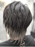インナーカラー(ブラック×チャコールグレー)