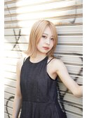ことりベージュミルクティーベージュシースルーカラー大人可愛い