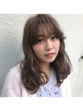 ネスト(Nest) ゆるフワパーマ×マットベージュカラー