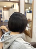 ショートボブ/ツヤ髪スタイル/髪質改善トリートメント
