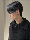 ダウンパーマニュアンスパーマセンターパートコンマヘア髪質改善