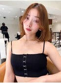 ハイライトバレイヤージュダブルカラーショートカット