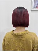 20代30代40代デザインカラーグラデーションブリーチ小顔