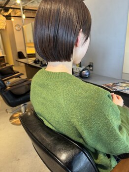 アレッタ 横浜元町(ALETTA)の写真/mm単位で行うカット技術に妥協無し！本物志向の技術で360°どこから見ても美しいショート/ボブを叶えます♪