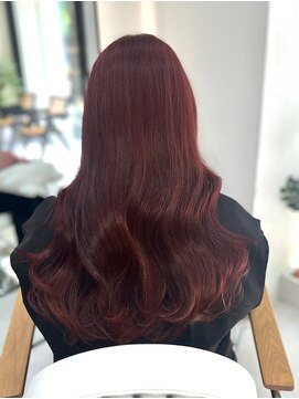 ジーナ 博多筑紫口(Zina) 【KANA】韓国ヘア/ワインレッド