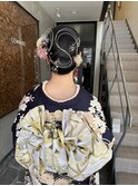 和装ヘアセット/シニョン