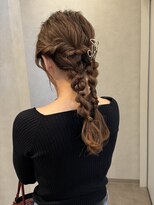 リタ(Lita.)&nbsp;前撮り ツイン編みおろしアレンジ