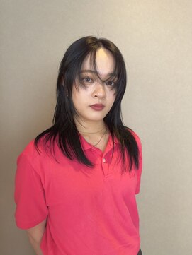 オン キャナルシティ博多前店(on) 【竹内哉汰】大人顔周りレイヤー×オフブラック/艶感/20代/博多