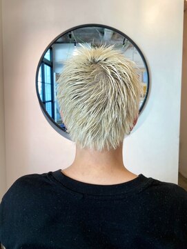 ルーム(Loom.) メンズカットメンズスタイルショートスタイルメンズブリーチ