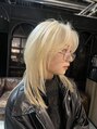ノラ ヘアーサロン(NORA HAIR SALON) しっかりケアブリーチしながらホワイトブロンド×ハイレイヤー☆