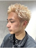 スパイキーショートアクティブショートアップバングショート