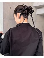 スクリーンギンザメゾン 銀座(SCREEN GINZA MAISON.)&nbsp;黒髪カタログ/クラゲヘアー/オリーブグレー/銀座