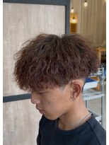 エッジ(EDGE)&nbsp;大分メンズ刈り上げショートマッシュツイストスパイラルパーマ