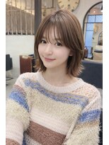 ベル 表参道店(Belle)&nbsp;シースルーバング×サイドバング×タッセルボブ　シャギー