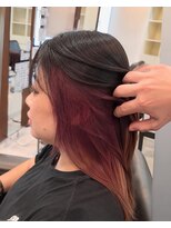 ヘアリゾートハピネス 陽光町&nbsp;インナーカラー