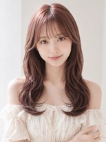 ユーフォリア 新宿店(Euphoria) くびれ巻き韓国ヘアピンクベージュ