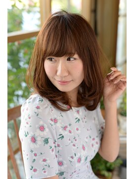 レフラム 獨協大学前店(le:fro:m) 可愛さ際立つ☆フェミニンセミロングボブ