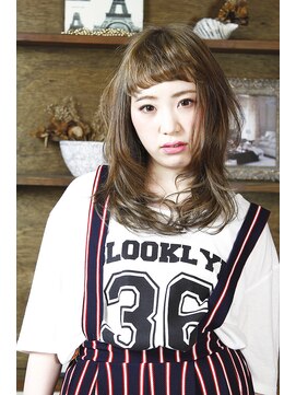 ヘアスピリッツアンクス(Hair Spirit anx) ショートバングのマッシュミディ