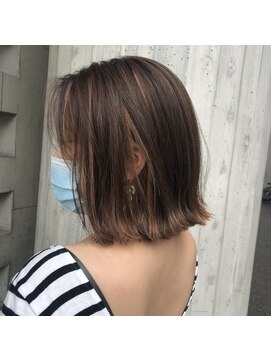 リバレッジ 広尾(Leverage) オレンジインナーカラー