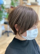 ヘアースペース アモール(Hair Space Amor) グレージュ×ショート