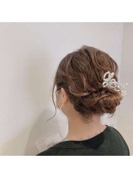 ネオヘアー 曳舟店(NEO Hair) 結婚式アップ/曳舟ヘアセット髪質改善オージュアインナーカラー