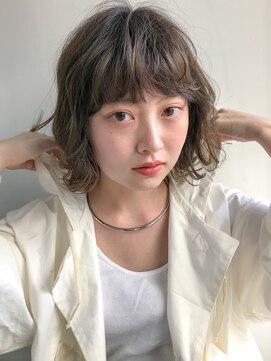 ネイヴィル オモテサンドウ(navile omotesando) ＊ふんわり透けるグレージュボブ＊