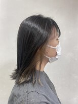 アイス(ice)&nbsp;インナーカラー/外ハネ/シアーグレージュ/グレージュアッシュ