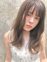 アイコン(I-CON)&nbsp;セミロング×ベージュ-1