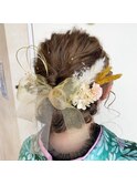 卒業式ヘアセット