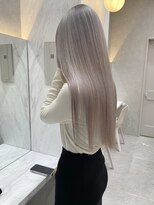 ロンド レア 天神大名店(Lond Le’a) デザインカラー/レイヤーカット/ウェットヘア/オリーブベージュ