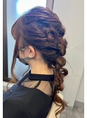 《三軒茶屋 Aria》パーティーヘアアレンジ◎編み下ろしセット