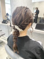 ユーフォリア 新宿通り(Euphoria) お呼ばれヘア/編み下ろし/ヘアアレンジ