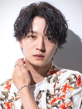 オーシャントーキョー 原宿(OCEAN TOKYO) センターパート/波巻きパーマ/メンズパーマ/ツーブロック