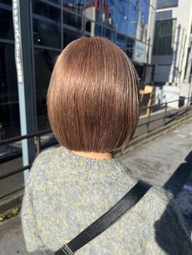 ジオ 国分寺(the O's) 黒髪/前髪パーマ/グレーベージュ/レイヤーロング/ダブルカラー