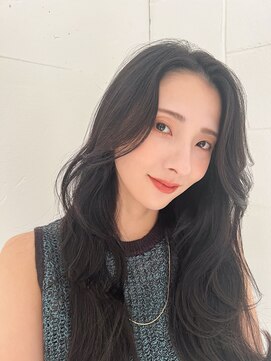 リトル 渋谷(little) 艶髪ウェーブブルーブラックロング