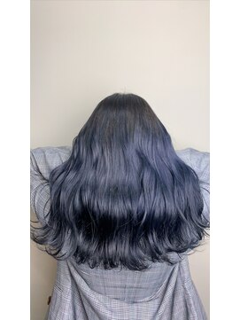 アールプラスヘアサロン(ar+ hair salon) dark Blue color