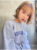 【kate 大宮】ミルキーベージュ×韓国風ゆるふわミニ巻き