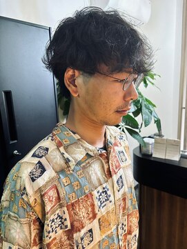 グロウウィング(GROWING) men's perm rusty hair