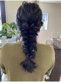 （山本）あみおろしヘアアレンジ