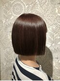 ▼40代切りっぱなしボブ　大人におすすめボブヘア