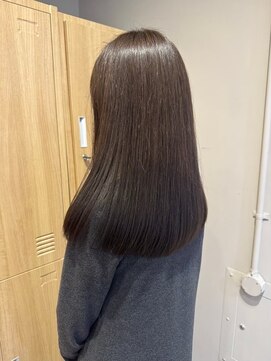 ローレンジウ(LOREN JU) 透明感髪質改善ベージュダブルカラーミルクティーグレージュ