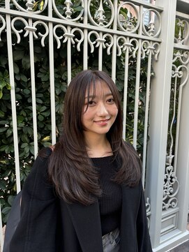 アオ ミナミアオヤマ(Ao. minami aoyama) 似合わせレイヤー／顔周りレイヤー/レイヤー/ロングレイヤー