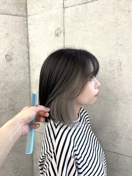 ミリィバイアヤラ 船橋店(MIRYI by ayala) 【RYOYA】インナーカラー/ホワイトグレー