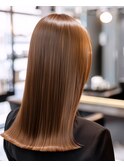 切りっぱなしストレート