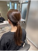 お呼ばれアレンジ♪20代30代40代大人可愛いタイトローポニー