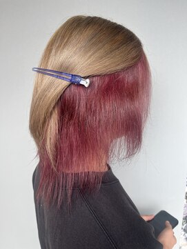 リルフェアリー 磐田店(Li’lFairy) ミルクティーベージュ×ピンク